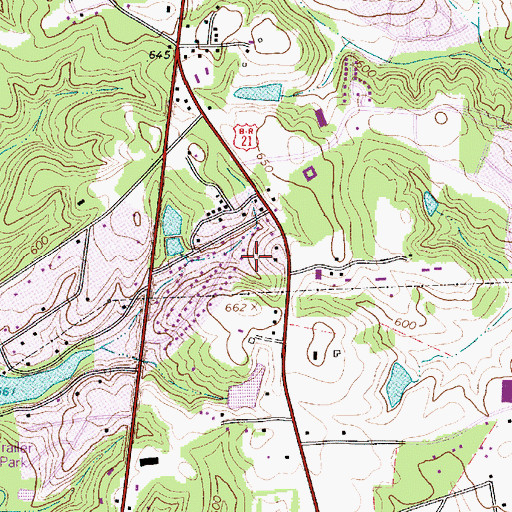 Topographic Map of Saint James Church (historical), SC