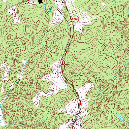 Topographic Map of Smyrna School (historical), SC