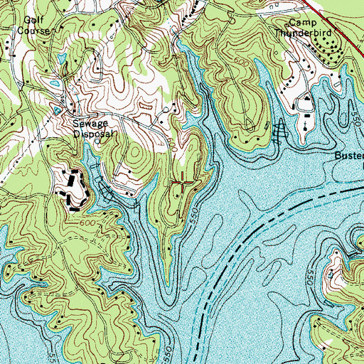 Topographic Map of Sunrise Point, SC