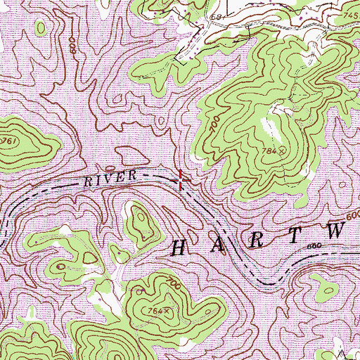 Topographic Map of Averys Ferry (historical), SC