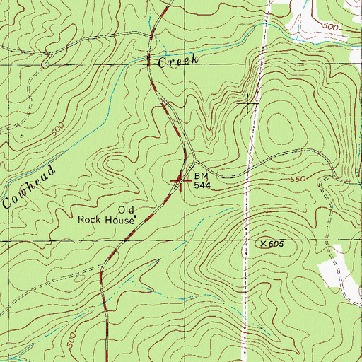 Topographic Map of Aix (historical), SC