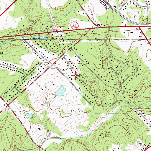 Topographic Map of Breckridge, SC