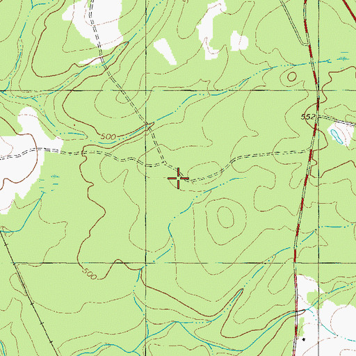 Topographic Map of Brick House School (historical), SC