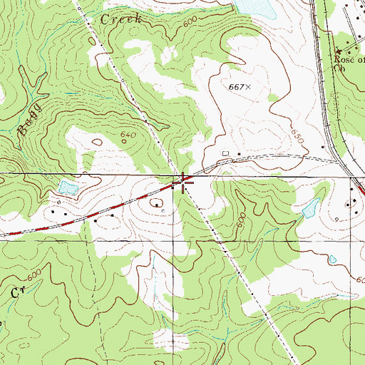 Topographic Map of Flatwood School (historical), SC