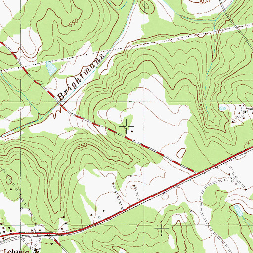 Topographic Map of Greenwood County Farm (historical), SC