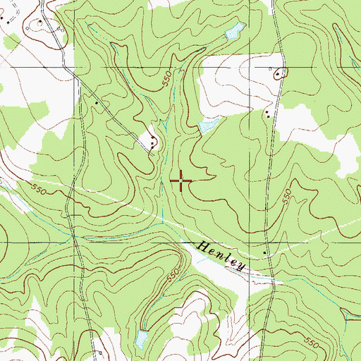 Topographic Map of Mount Lebanon School (historical), SC