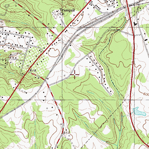 Topographic Map of Page Place, SC