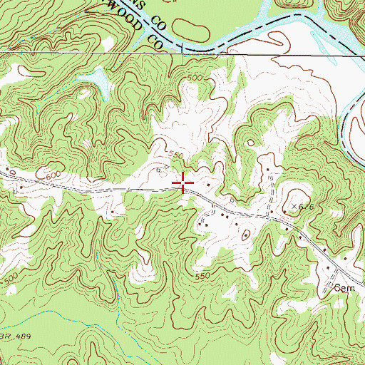 Topographic Map of Rocky Mountain School (historical), SC