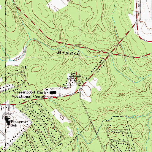 Topographic Map of Windtree, SC