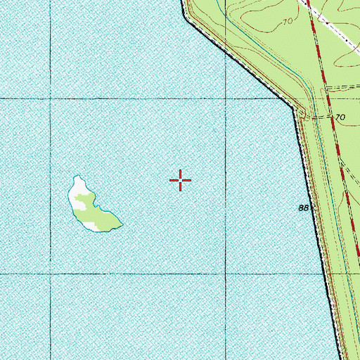 Topographic Map of Greenland Swamp (historical), SC
