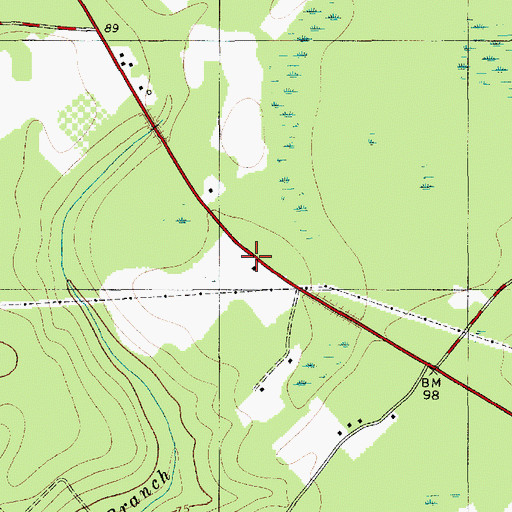 Topographic Map of Hope (historical), SC