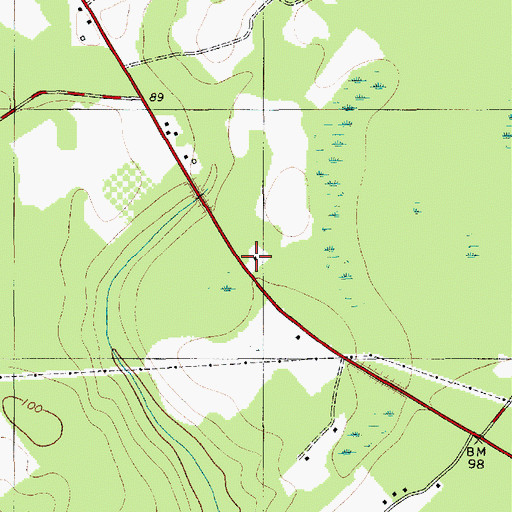Topographic Map of Hope Graded School (historical), SC
