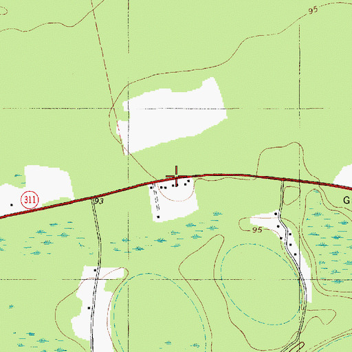 Topographic Map of Legare (historical), SC