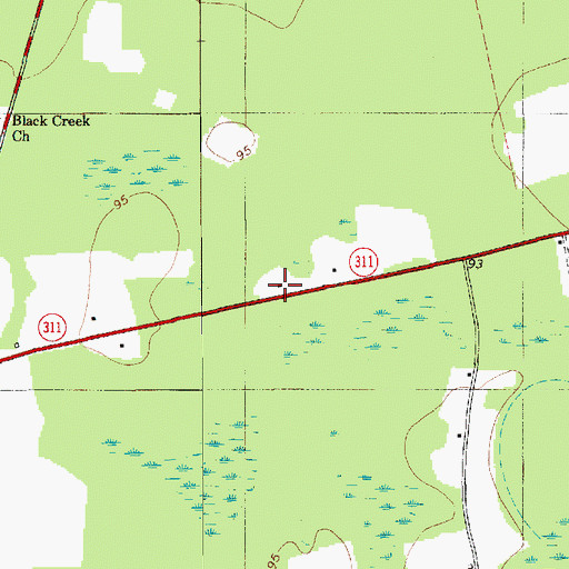 Topographic Map of Legare School (historical), SC