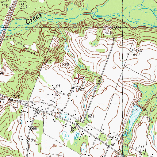 Topographic Map of Oldfield Plantation, SC