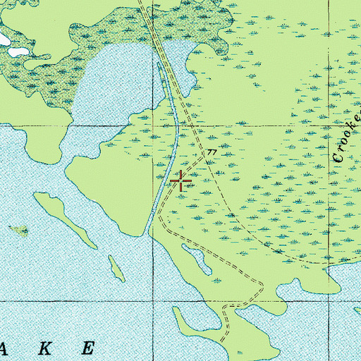 Topographic Map of Palmer Chapel (historical), SC