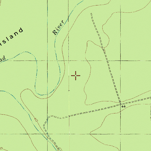 Topographic Map of Sinkler Dam (historical), SC