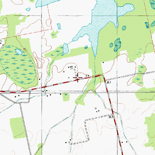 Topographic Map of Spring Plain (historical), SC