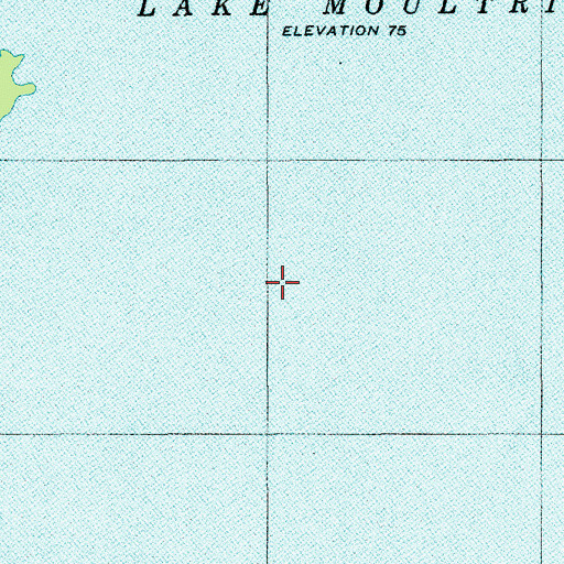 Topographic Map of Ward Swamp (historical), SC