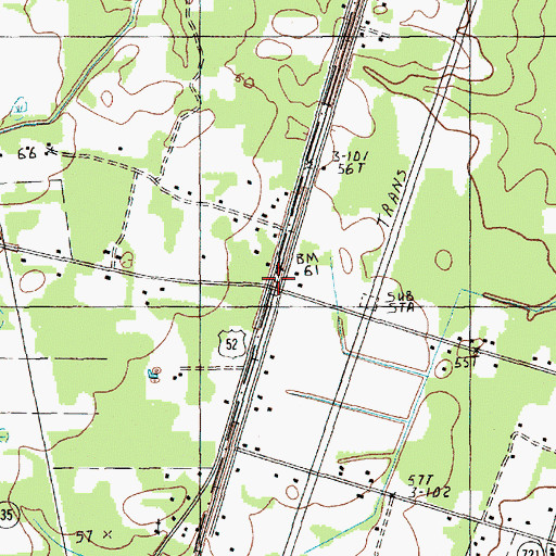 Topographic Map of Wilder (historical), SC