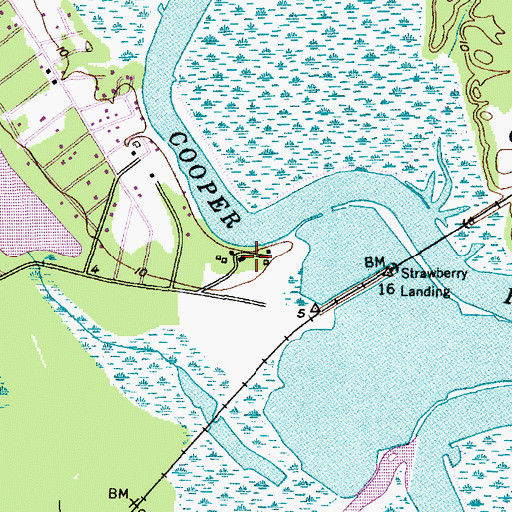 Topographic Map of Bluff Plantation, SC