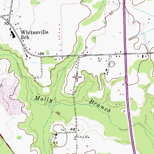 Topographic Map of Bombaretta (historical), SC