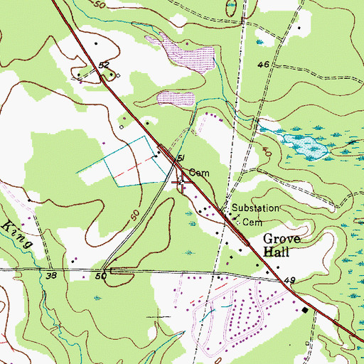 Topographic Map of Christian Church, SC