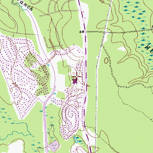 Topographic Map of College Park Elementary School, SC
