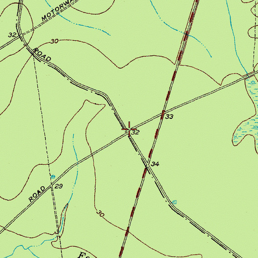 Topographic Map of Conifer (historical), SC