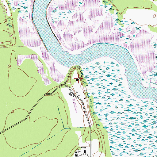 Topographic Map of Exeter Plantation, SC