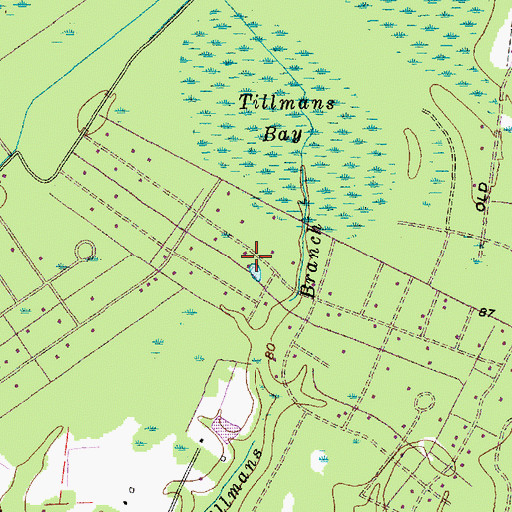 Topographic Map of Forest Acres, SC