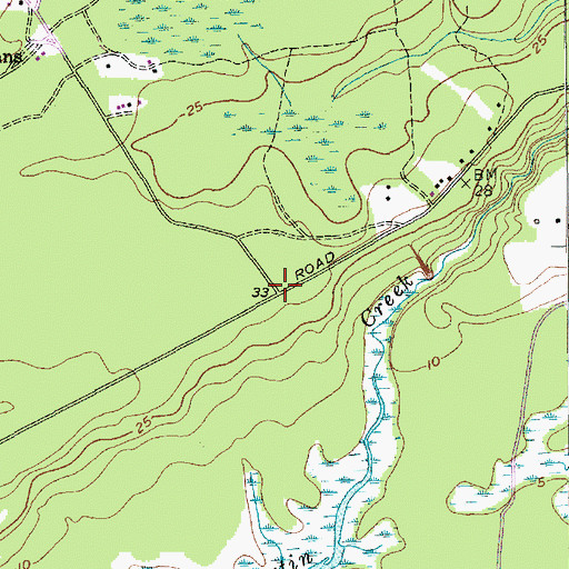 Topographic Map of Gehlkin (historical), SC