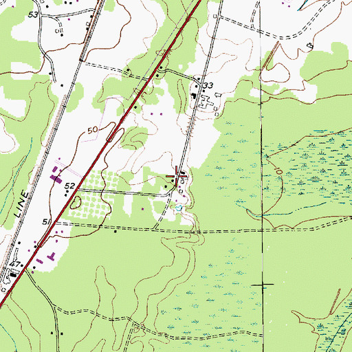 Topographic Map of Gippy Plantation, SC
