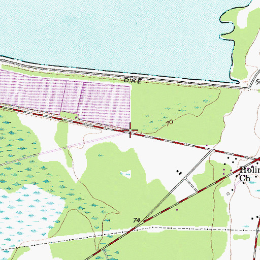 Topographic Map of Green Hill (historical), SC