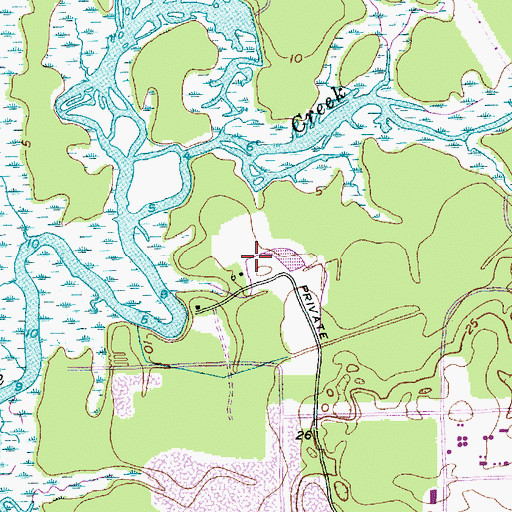 Topographic Map of Grove Plantation, SC