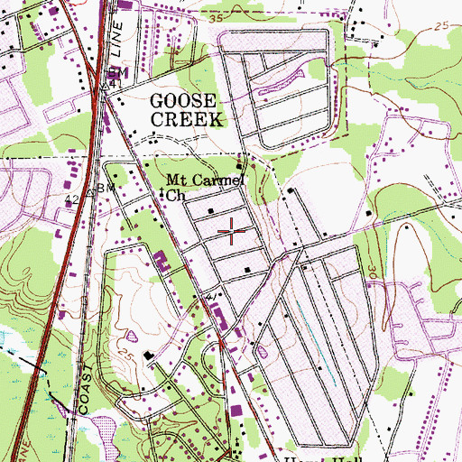 Topographic Map of Highlands, SC