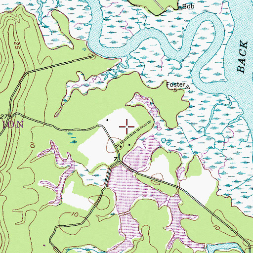 Topographic Map of Marrington Plantation, SC