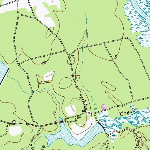 Topographic Map of Parnassus Plantation (historical), SC