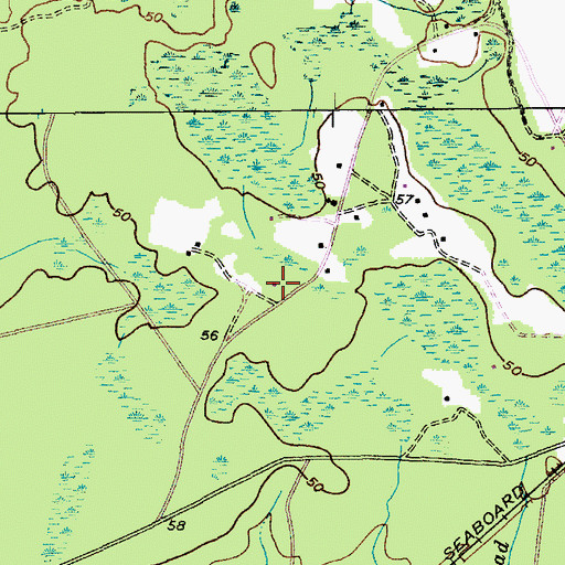 Topographic Map of Payne Chapel (historical), SC