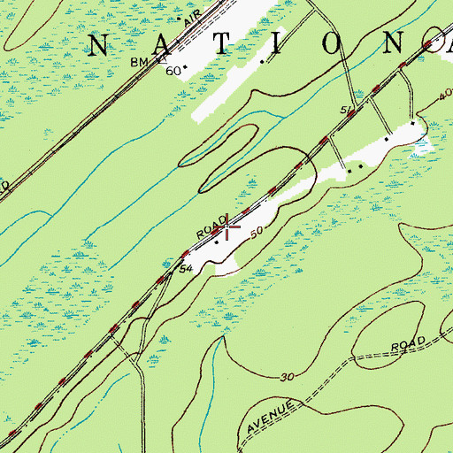 Topographic Map of Spring Head (historical), SC