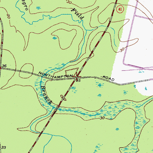 Topographic Map of Spring Hill (historical), SC