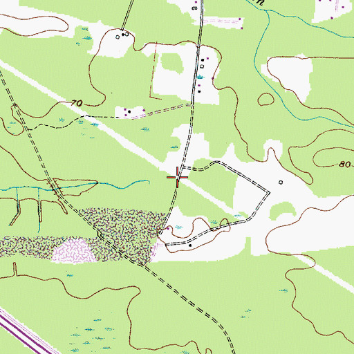 Topographic Map of Washington School (historical), SC