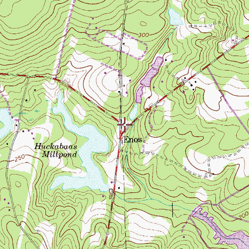 Topographic Map of Lexington-Calhoun School (historical), SC