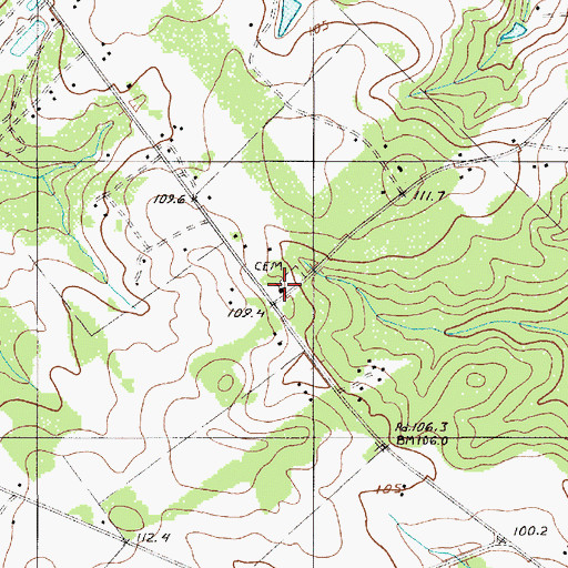 Topographic Map of Mount Pisgah Church, SC