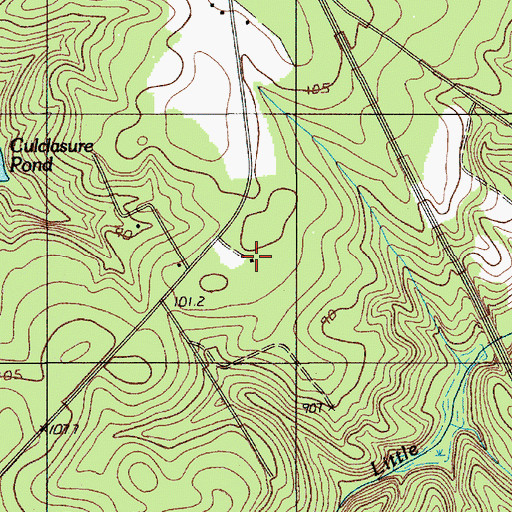 Topographic Map of Nazarene School (historical), SC