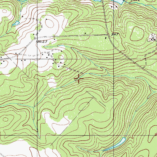 Topographic Map of Rogers Pond (historical), SC