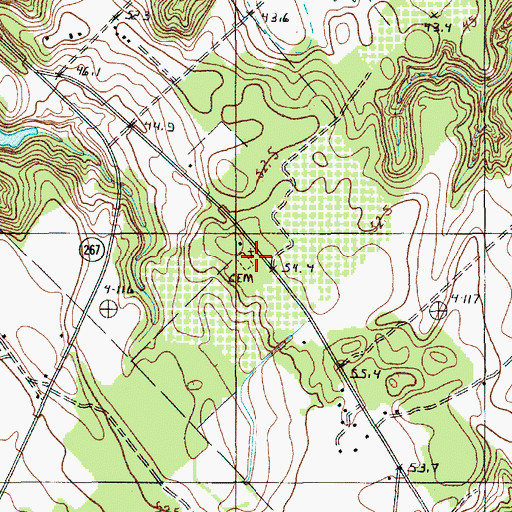 Topographic Map of Union School (historical), SC