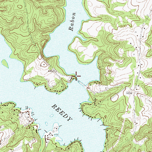 Topographic Map of Andersons Mill (historical), SC
