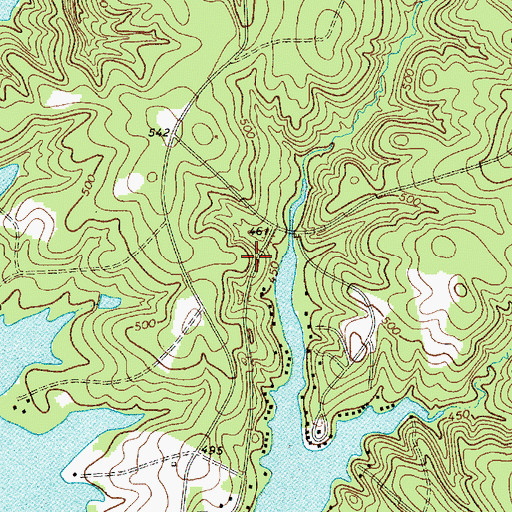 Topographic Map of Anglers Haven, SC