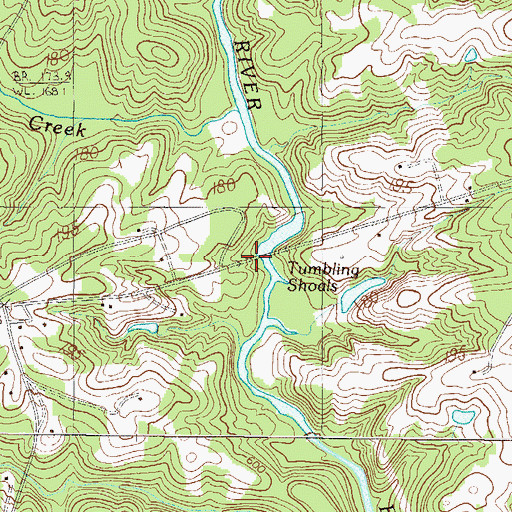 Topographic Map of Arnolds Mill (historical), SC